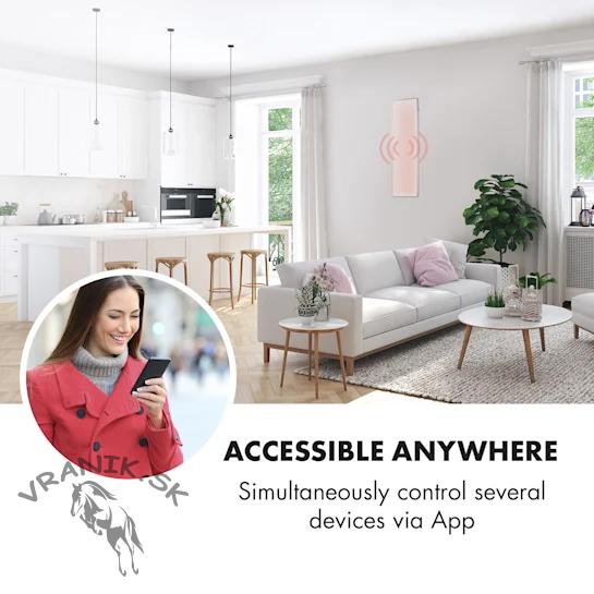 Air Art 350 W Wifi Smart infrapanel Waves