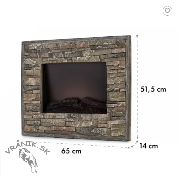 Elektrický krb Alpach Stone 1800
