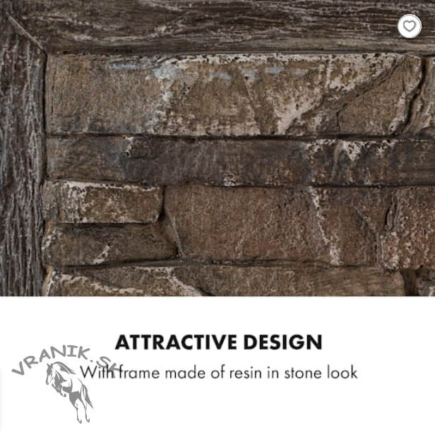 Elektrický krb Alpach Stone 1800