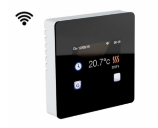 Termostat TFT WiFi čierny