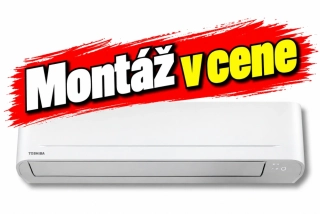 Toshiba Seiya 3,3 kW s montážou